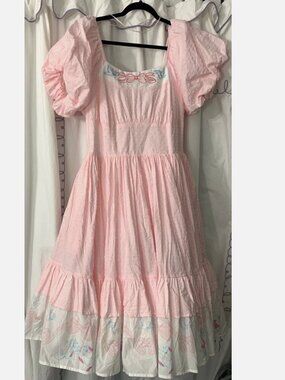 Disney Dress Shop Pink Cinderella Dress Disney Parks Large NWT